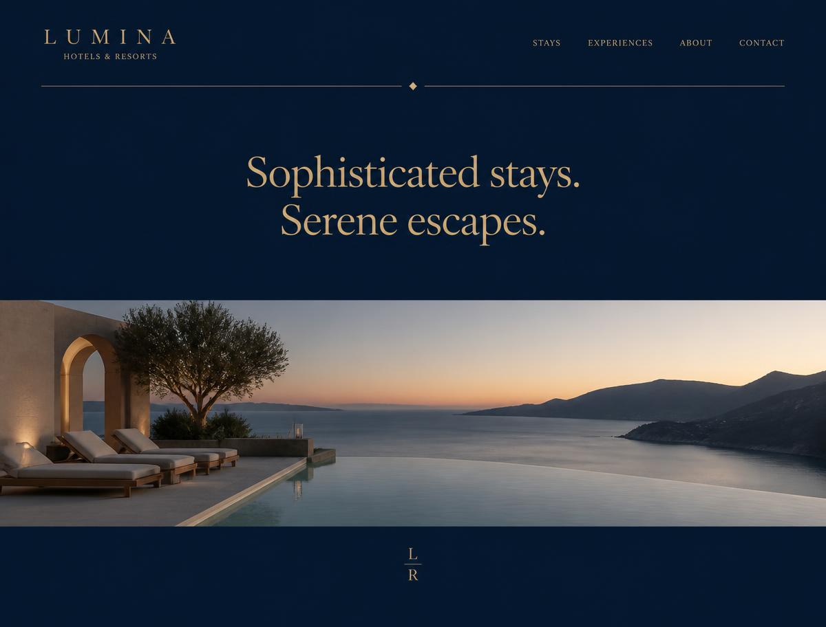Mara Serena Haven — website design preview